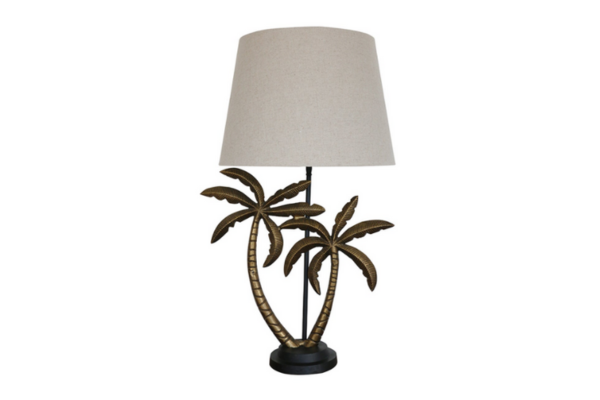 Caribbean Double Palm Lamp