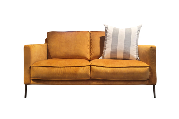 Brooklyn Sofa - 2 Seater (Gold)