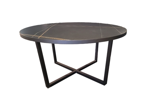 Cannes Outdoor Dining Table (Black)