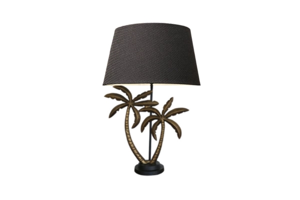 Caribbean Double Palm Lamp